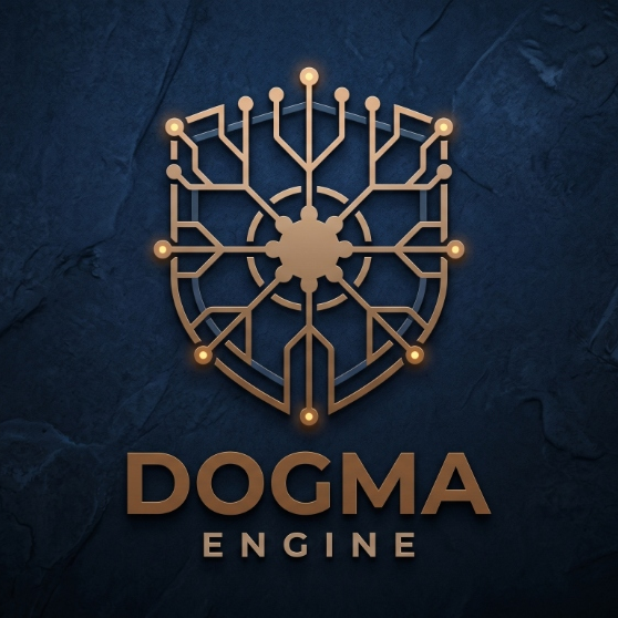 Dogma Engine 3D Shield Logo